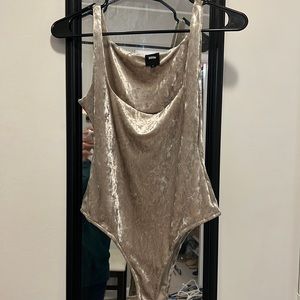 Velour bodysuit